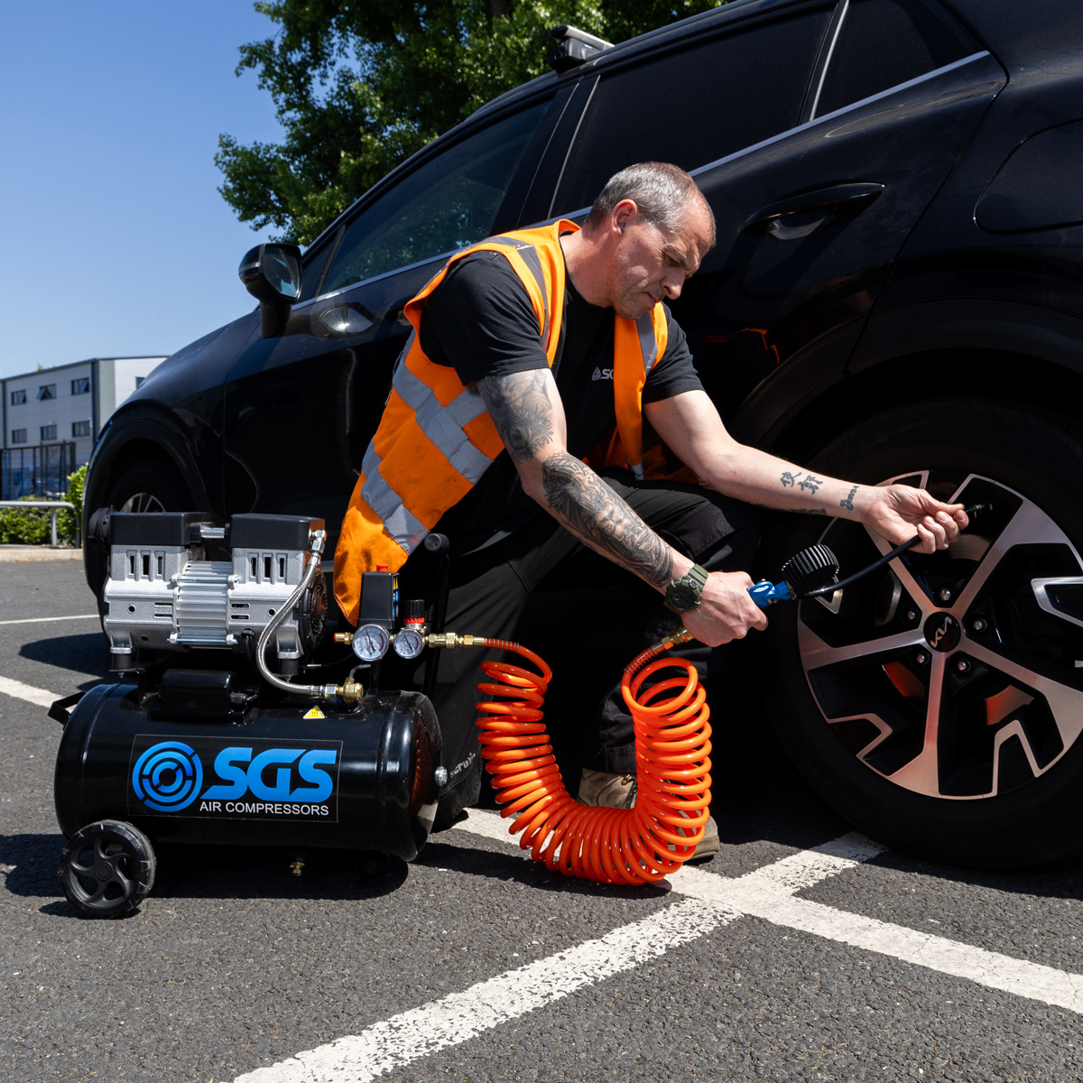 SGS 24 Litre Direct Drive Air Compressor | 4.6 CFM | 116 PSI